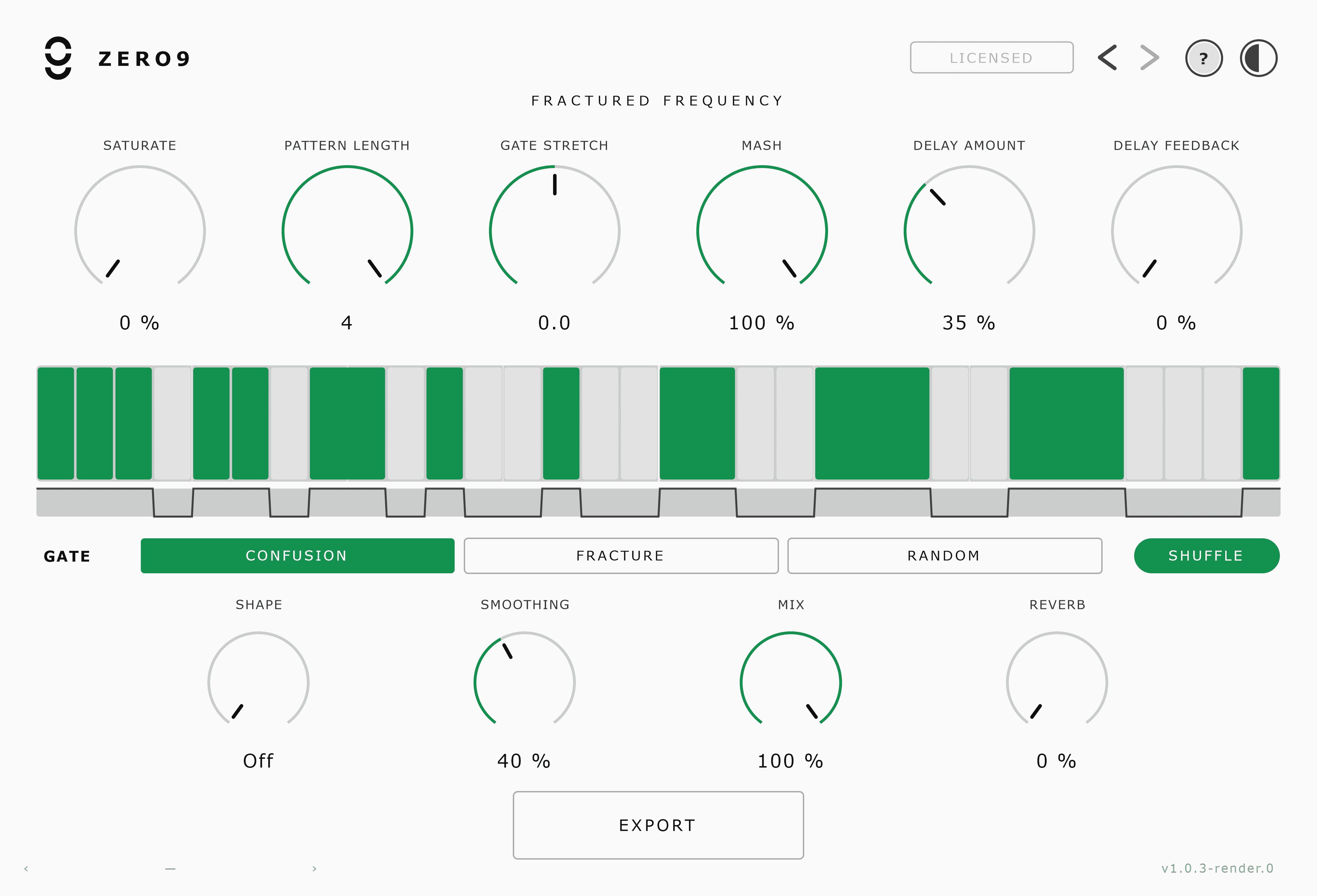 Fractured Frequency plugin interface