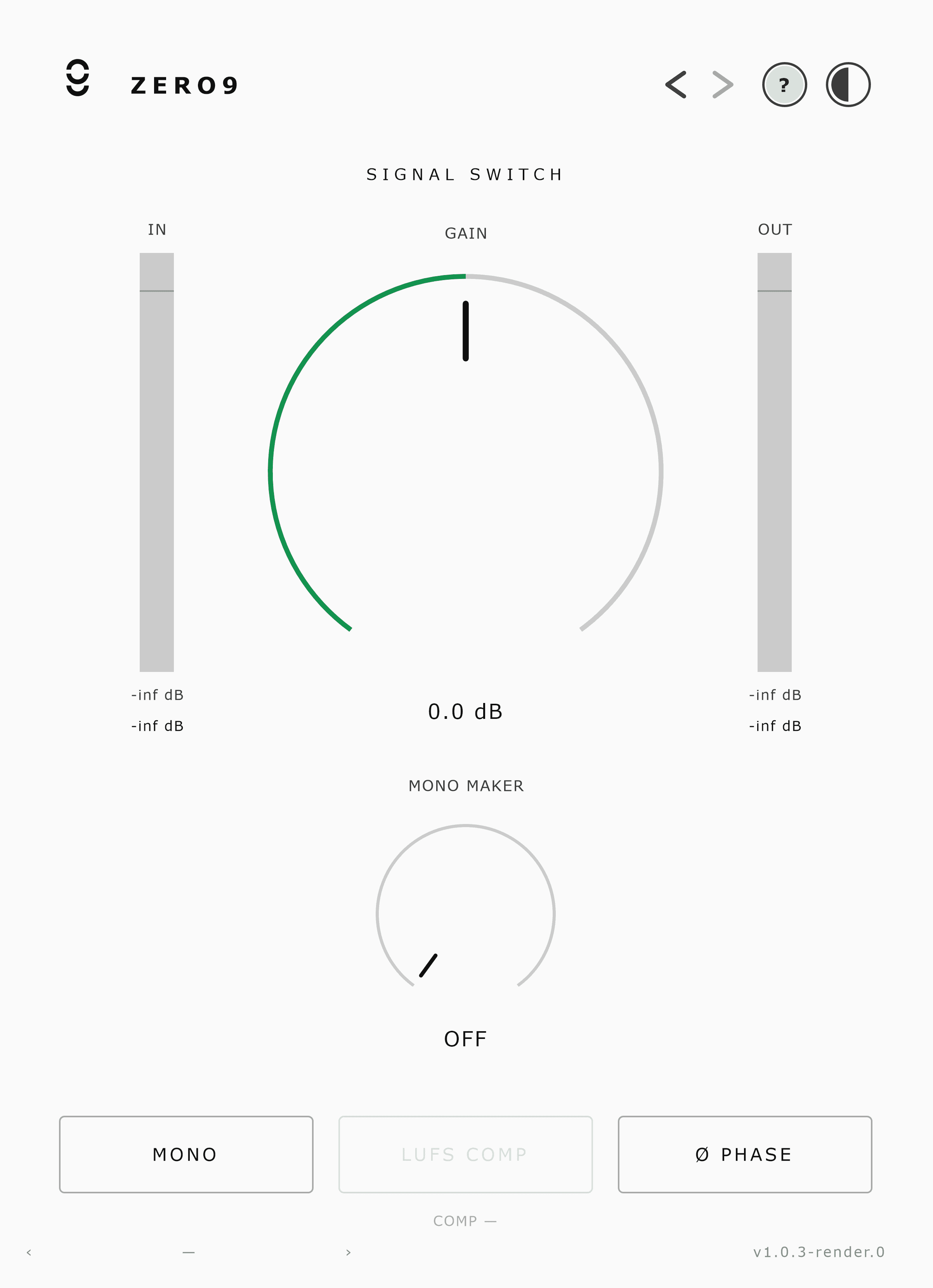 Signal Switch plugin interface